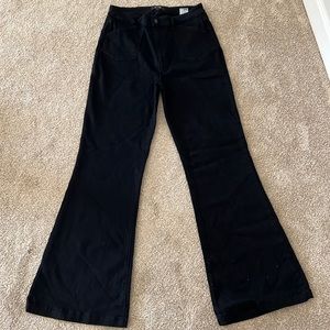 Barely worn- Paige Genevieve Patch Pockets in Black Shadow